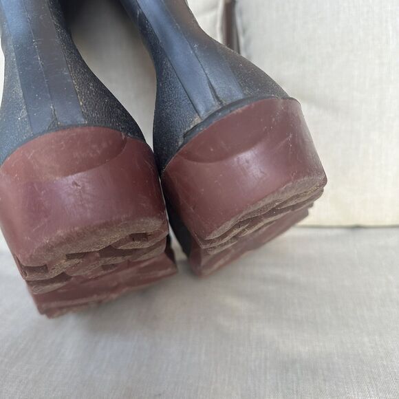 LaCrosse Rubber Mud And Rain Boots Mens 7 Womens 9 Made In USA- Black - Picture 7 of 11